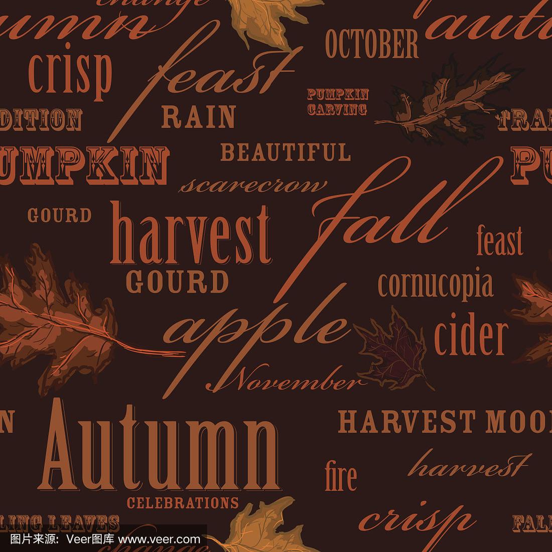 秋天的单词(英语秋天的单词)