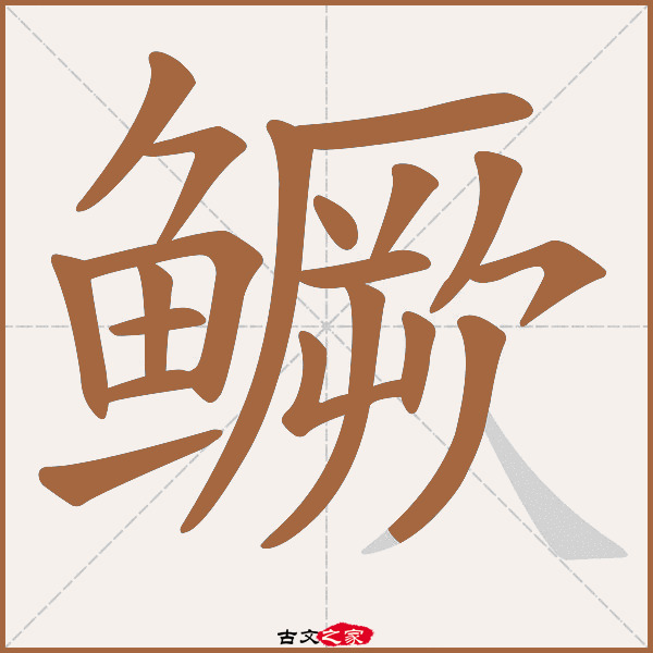 鱼笔画顺序(鱼笔画顺序怎么写的怎么写)